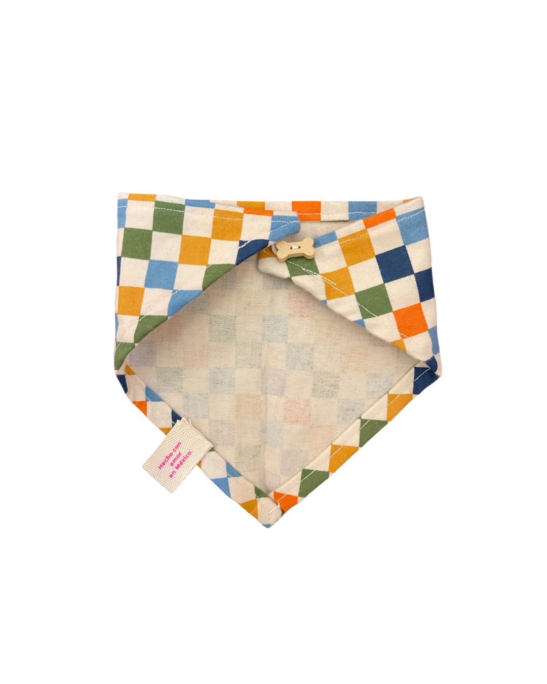Autumn Checkered Dog Bandana