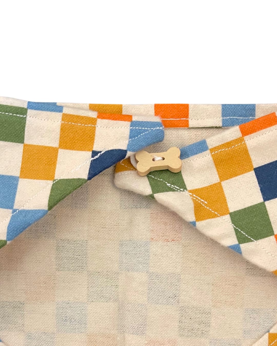 Autumn Checkered Dog Bandana