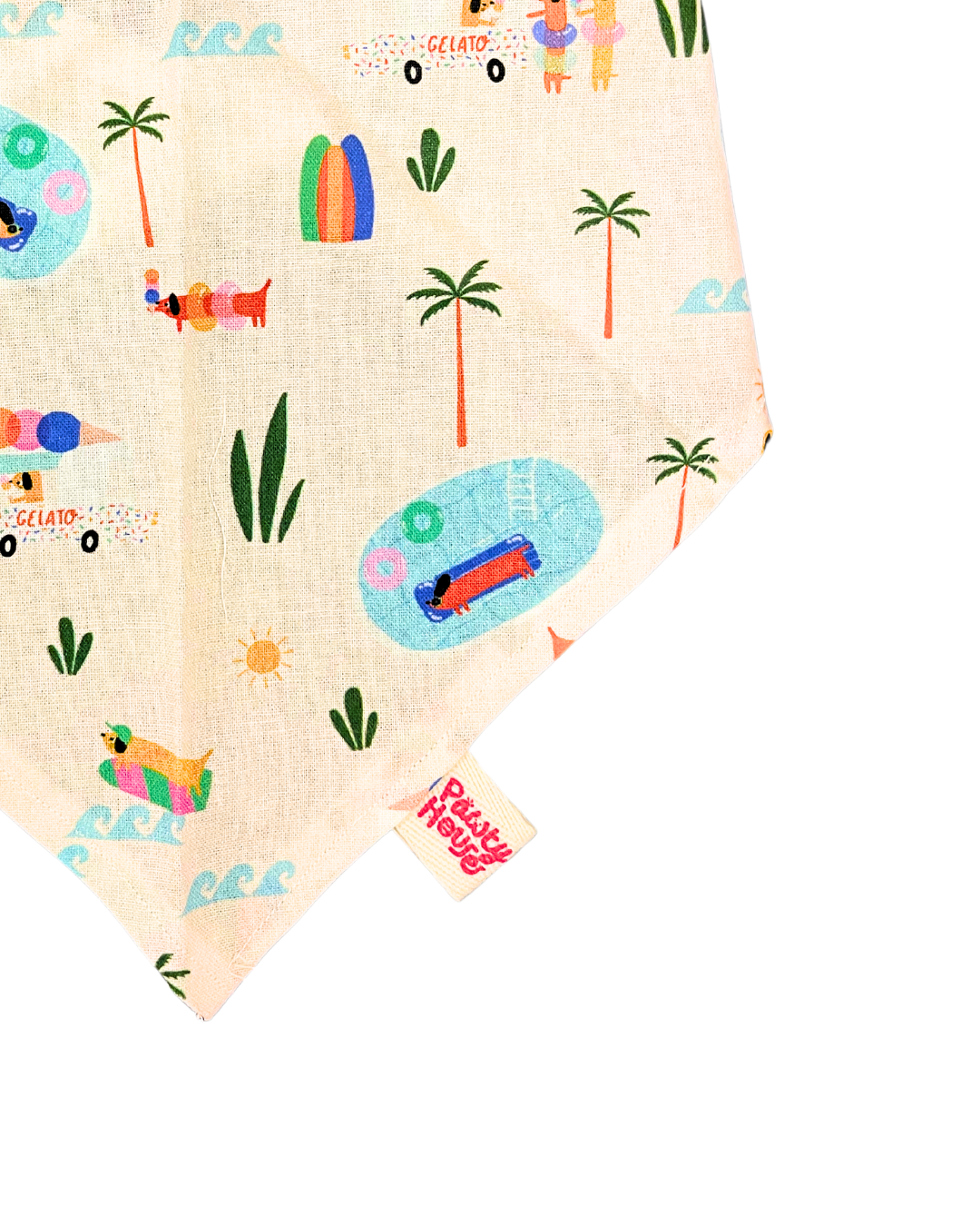Beach Pawty Dog Bandana