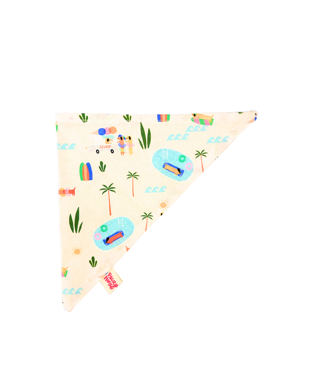 Beach Pawty Dog Bandana