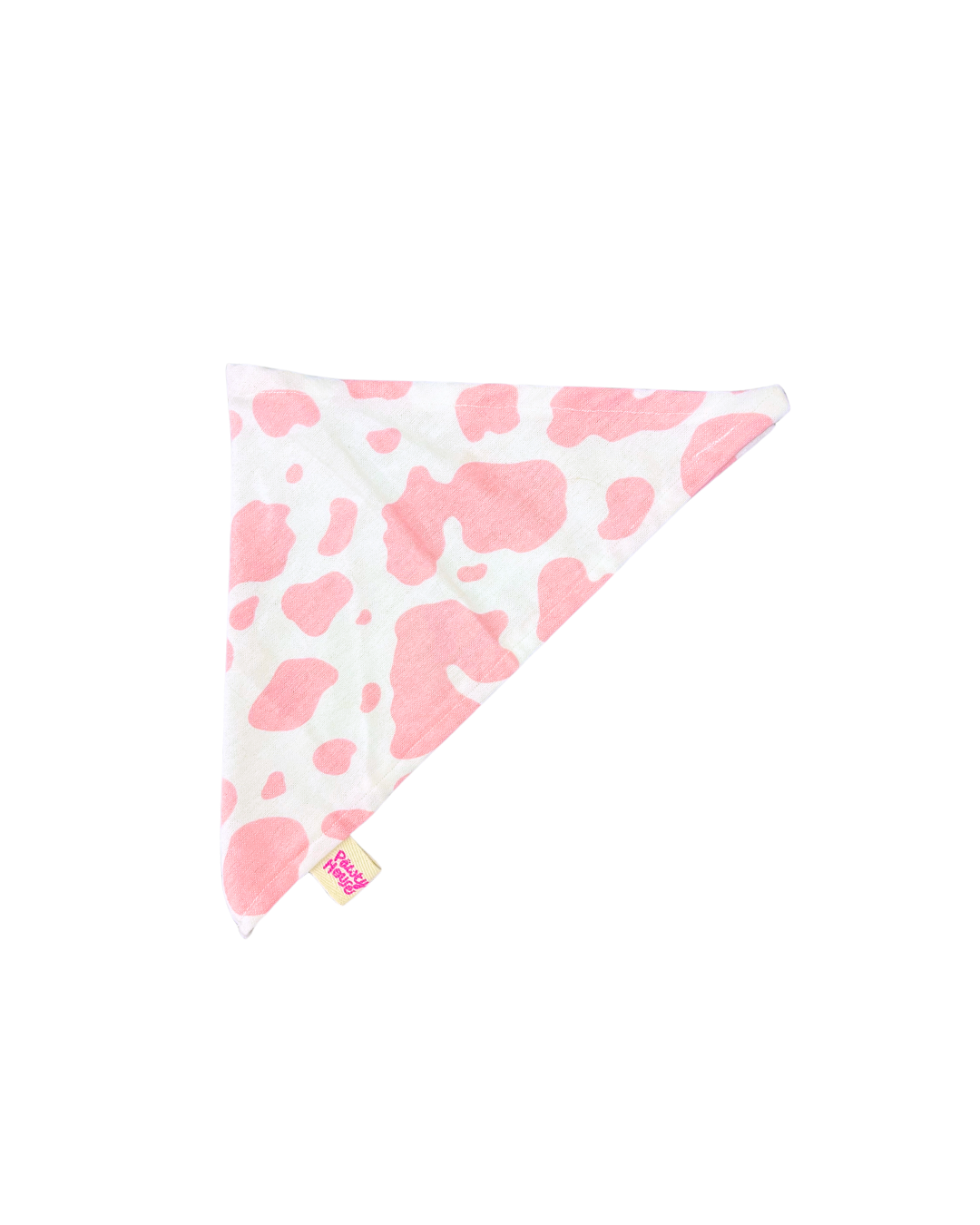 Pink Cow Print Bandana