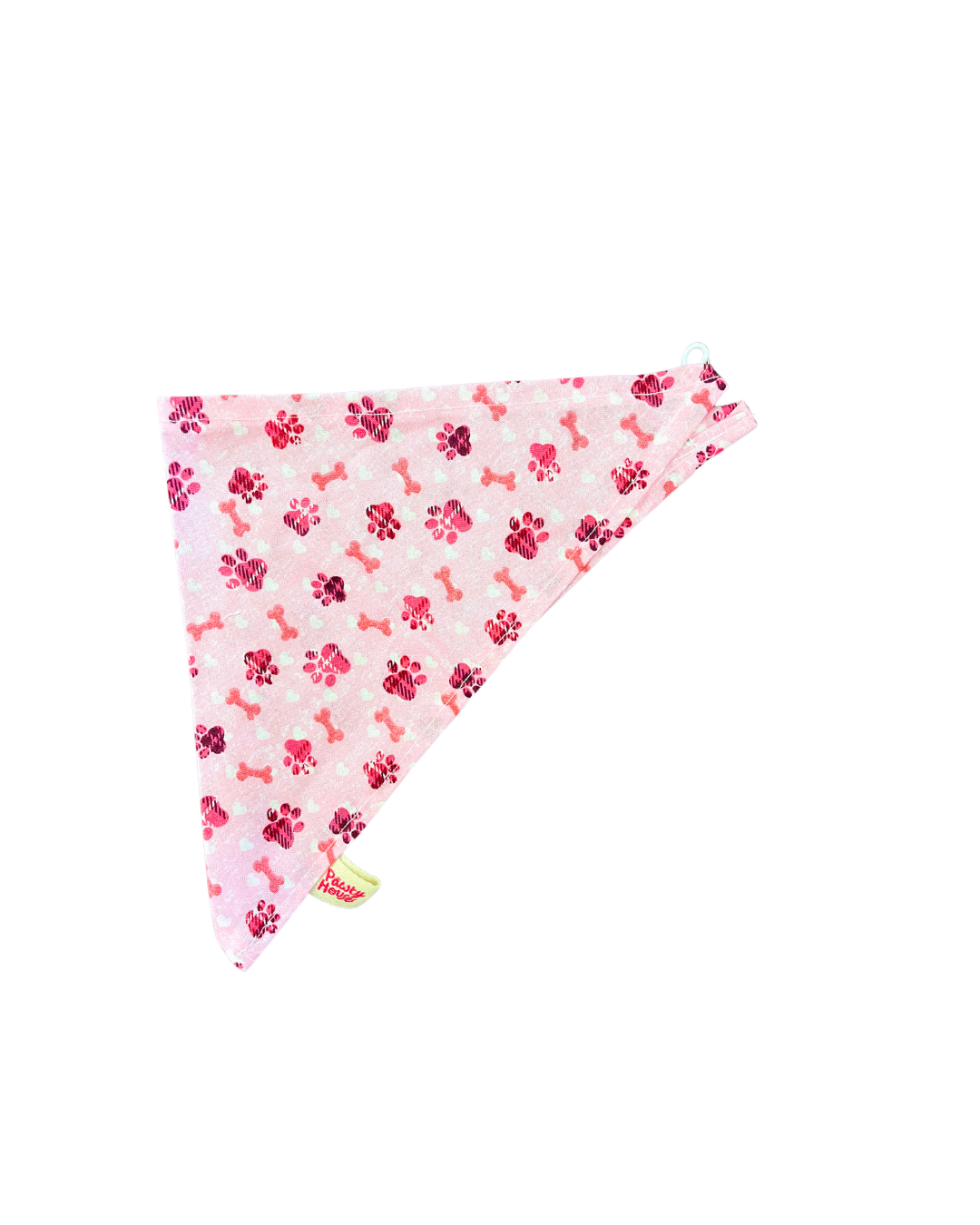 Pink Paws & Bones Dog Bandana