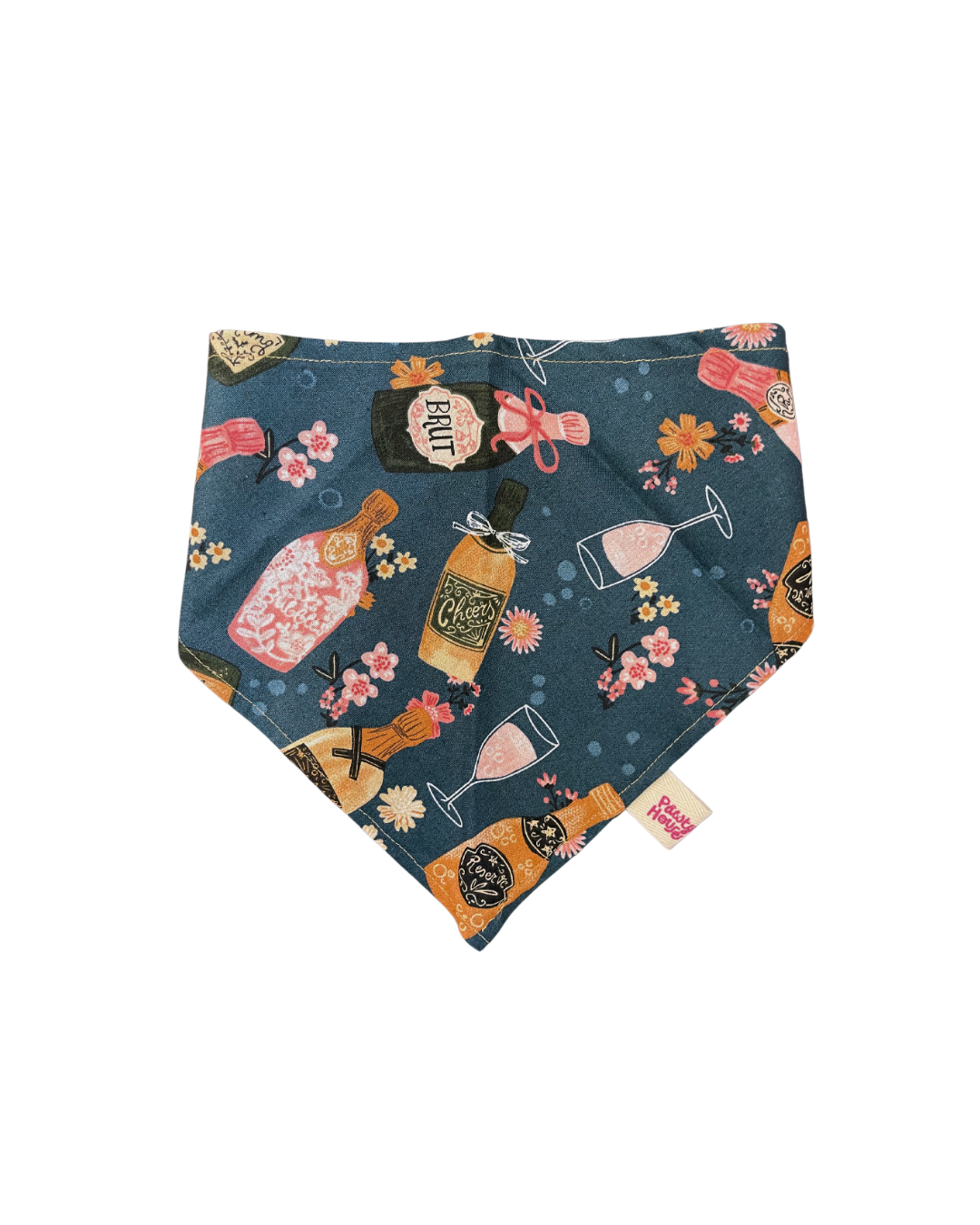 Poppin' Champagne Dog Bandana