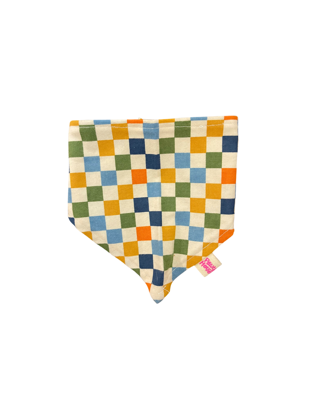 Autumn Checkered Dog Bandana