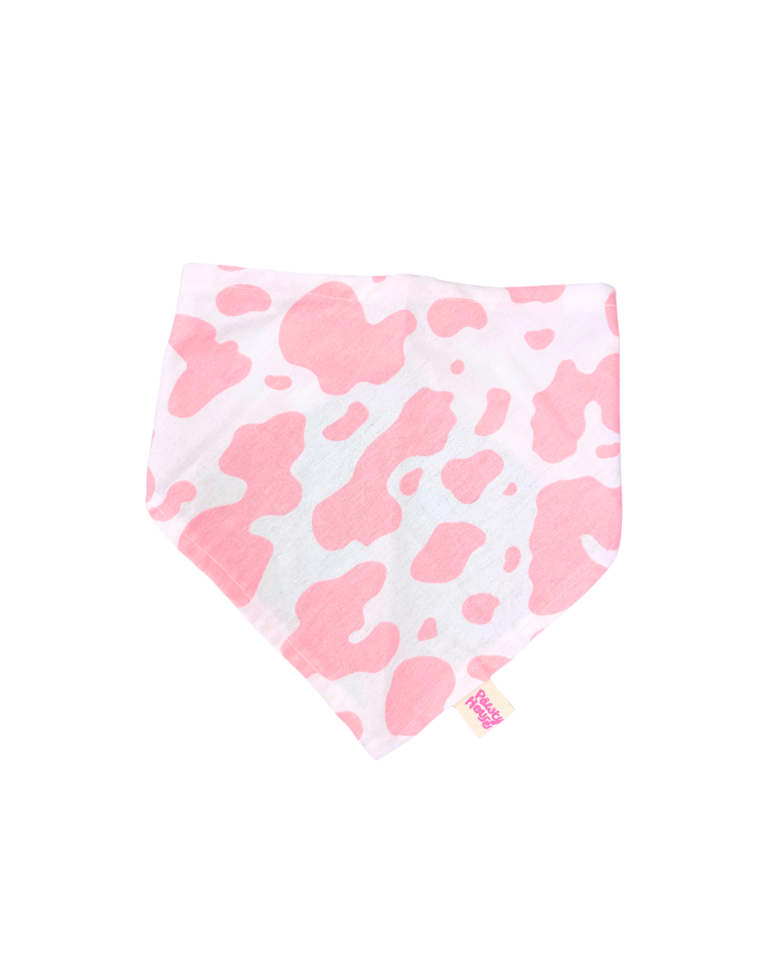 Pink Cow Print Bandana