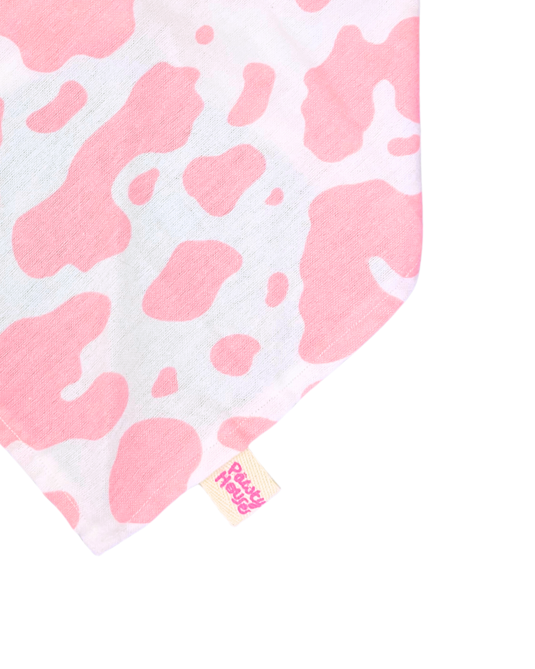 Pink Cow Print Bandana