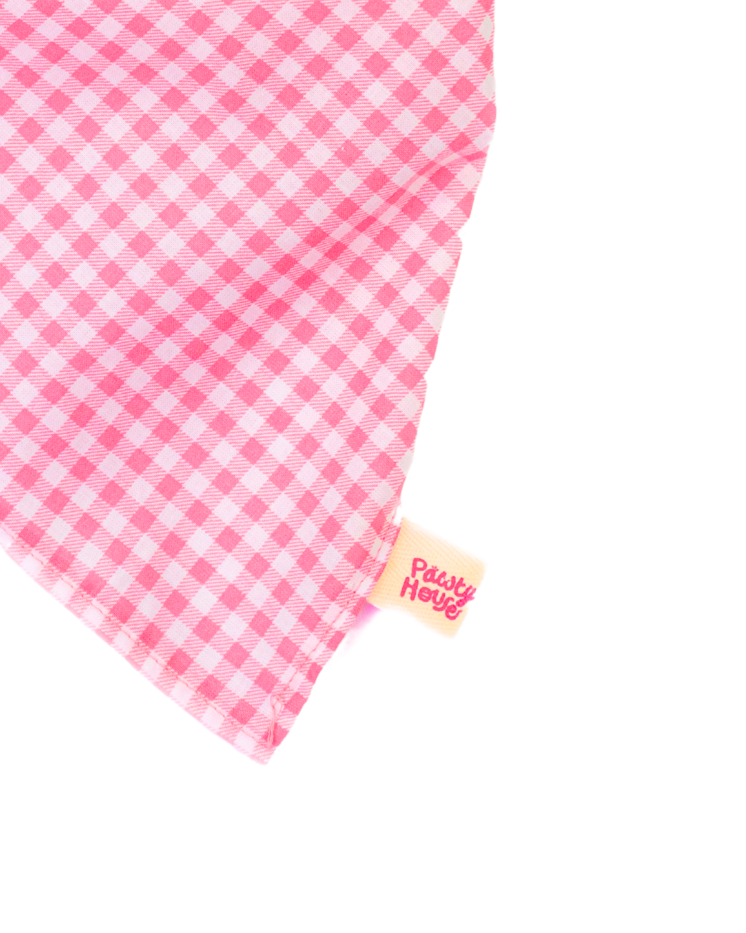 Pink Plaid Bandana